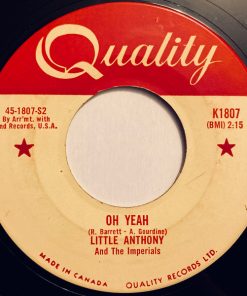 Alternative view of Little Anthony & The Imperials - So Much / Oh Yeah (7", Single) (Very Good Plus (VG+))