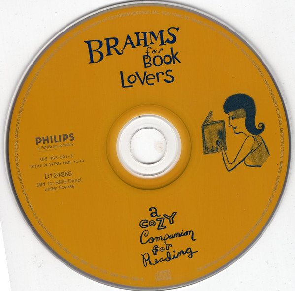 Johannes Brahms - Brahms For Book Lovers (A Cozy Companion For Reading) (CD, Comp, Club, RE, BMG) (Near Mint (NM or M-)) - Image 2