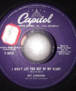 Guy Lombardo And His Royal Canadians - I Won't Let You Out Of My Heart / The Tears In Your Eyes (7") (Very Good Plus (VG+))