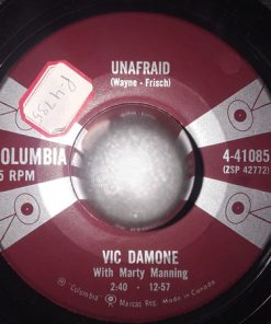 Alternative view of Vic Damone - The Gift Of Love / Unafraid (7", Single) (Very Good Plus (VG+))
