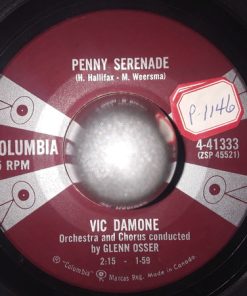 Vic Damone - Penny Serenade / Save A Kiss (7", Single) (Very Good Plus (VG+))
