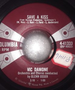 Alternative view of Vic Damone - Penny Serenade / Save A Kiss (7", Single) (Very Good Plus (VG+))