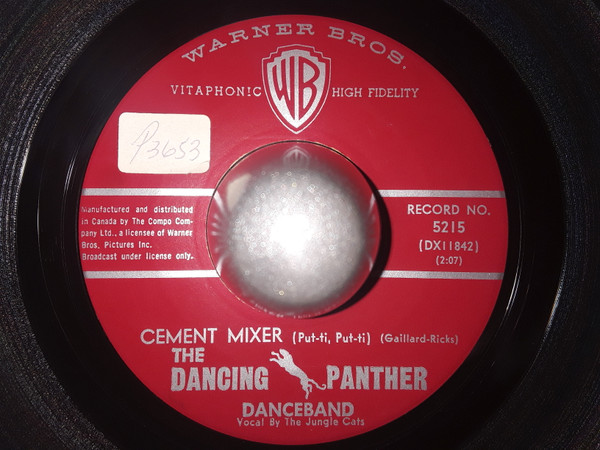 The Dancing Panther Danceband - Tropic Love / Cement Mixer (Put-Ti, Pu-Ti) (7") (Very Good Plus (VG+)) - Image 2