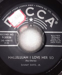 Sammy Davis Jr. - Hallelujah I Love Her So / I'm Comin' Home (7", Single) (Very Good Plus (VG+))