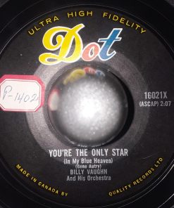 Alternative view of Billy Vaughn And His Orchestra - Chop Sticks / You're The Only Star (In My Blue Heaven) (7") (Very Good Plus (VG+))