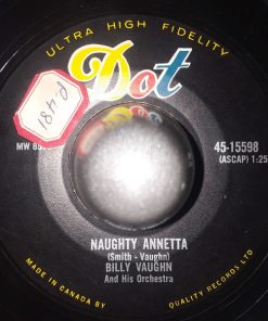 Alternative view of Billy Vaughn And His Orchestra - Johnny Tremain / Naughty Annetta (7") (Very Good (VG))