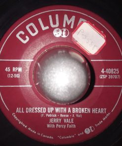 Alternative view of Jerry Vale With Percy Faith - It Looks Like Love / All Dressed Up With A Broken Heart (7") (Very Good (VG))