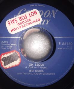 Alternative view of Leo Quica With Earle Hagen And His Orchestra - Caliente / Oh Leola (7") (Very Good Plus (VG+))