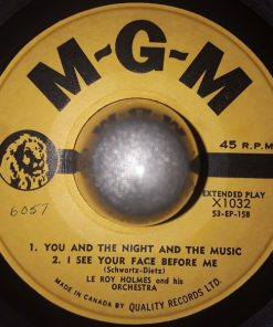 Alternative view of LeRoy Holmes Orchestra - Alone Together (7", EP) (Very Good Plus (VG+))
