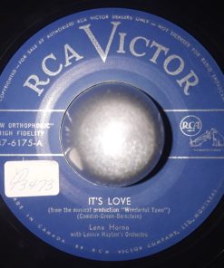 Lena Horne With Lennie Hayton And His Orchestra - It's Love (7") (Very Good Plus (VG+))