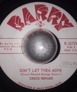 Chuck Howard (2) - A Thing Called Sadness / Don't Let Them Move (7", Single) (Very Good (VG))