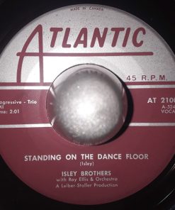 Alternative view of The Isley Brothers with Ray Ellis And His Orchestra - Shine On Harvest Moon / Standing On The Dance Floor (7", Single) (Very Good Plus (VG+))
