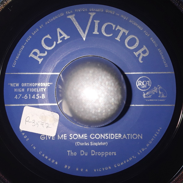 The Du Droppers - Talk That Talk / Give Me Some Consideration (7", Single) (Very Good Plus (VG+)) - Image 2