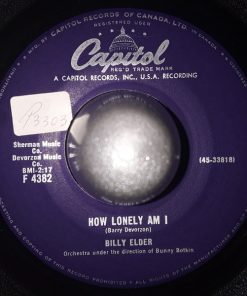 Alternative view of Billy Elder - High School Days / How Lonely Am I (7", Single) (Very Good Plus (VG+))