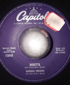 Alternative view of Norman Erskine with Bob Bain's Music - Go 'Way From My Window / Rosetta (7", Single) (Very Good Plus (VG+))