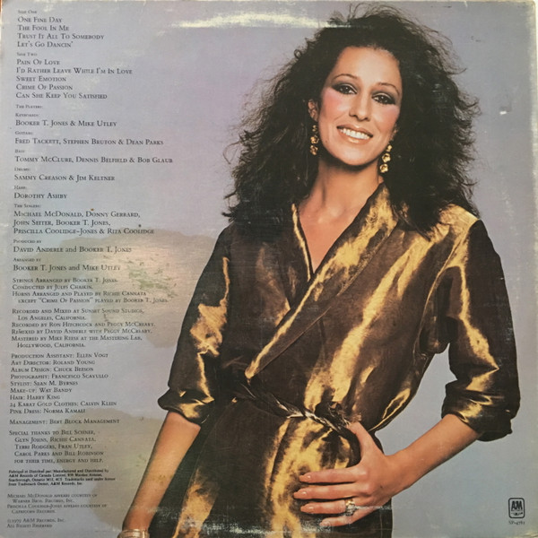 Rita Coolidge - Satisfied (LP, Album) (Mint (M)) - Image 2