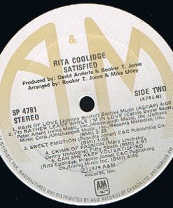 Rita Coolidge - Satisfied (LP, Album) (Mint (M)) - Image 4