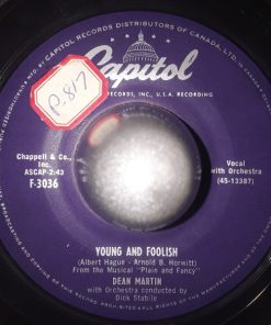 Dean Martin - Under The Bridges Of Paris / Young And Foolish (7") (Very Good Plus (VG+))