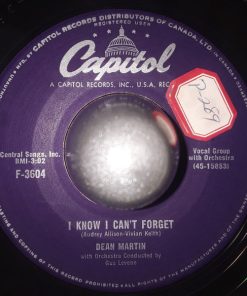 Dean Martin - I Know I Can't Forget / Just Kiss Me (7", Single) (Very Good Plus (VG+))