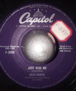 Alternative view of Dean Martin - I Know I Can't Forget / Just Kiss Me (7", Single) (Very Good Plus (VG+))
