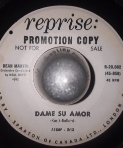 Dean Martin - Dame Su Amor / Baby-O (7", Promo) (Very Good Plus (VG+))
