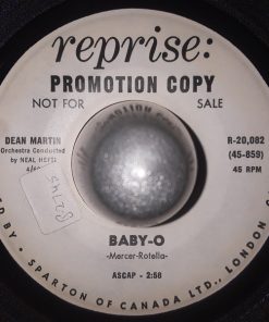 Alternative view of Dean Martin - Dame Su Amor / Baby-O (7", Promo) (Very Good Plus (VG+))