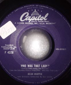 Alternative view of Dean Martin - Love Me, My Love / Who Was That Lady? (7", Single) (Very Good Plus (VG+))