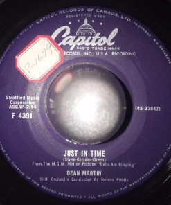 Dean Martin - Just In Time / Buttercup Of Golden Hair (7") (Very Good (VG))