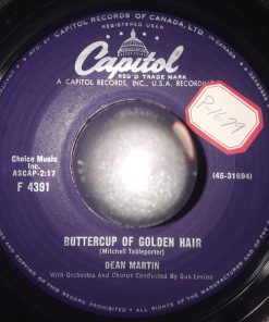 Alternative view of Dean Martin - Just In Time / Buttercup Of Golden Hair (7") (Very Good (VG))
