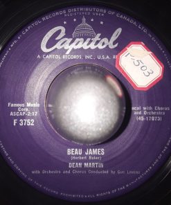 Dean Martin - Beau James / Write To Me From Naples (7", Single) (Very Good Plus (VG+))