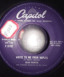 Alternative view of Dean Martin - Beau James / Write To Me From Naples (7", Single) (Very Good Plus (VG+))