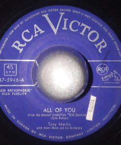 Tony Martin (3) - All Of You / Vera Cruz  (7", Single) (Very Good Plus (VG+))