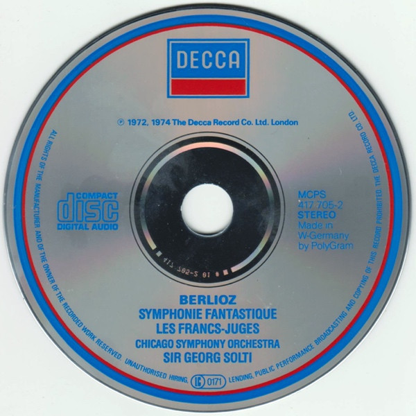 Hector Berlioz, Chicago Symphony Orchestra, Georg Solti - Symphonie Fantastique - Les Francs-Juges (CD, Album) (Near Mint (NM or M-)) - Image 3