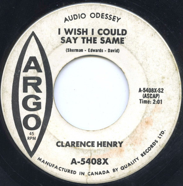 Clarence "Frogman" Henry - A Little Too Much (7", Single) (Very Good Plus (VG+)) - Image 2