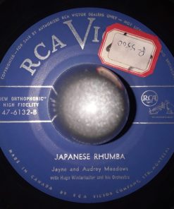 Alternative view of Jayne Meadows And Audrey Meadows With Hugo Winterhalter Orchestra - Hot Potato / Japanese Rhumba (7", Single) (Very Good Plus (VG+))