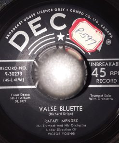 Alternative view of Rafael Mendez - Dark Eyes / Valse Bluette  (7") (Very Good Plus (VG+))