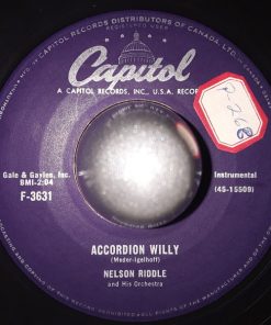 Nelson Riddle And His Orchestra - Accordion Willy / Holiday In Naples (7", Single) (Very Good (VG))