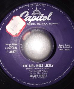 Alternative view of Nelson Riddle And His Orchestra - I'm Gettin' Sentimental Over You (7", Single) (Very Good Plus (VG+))