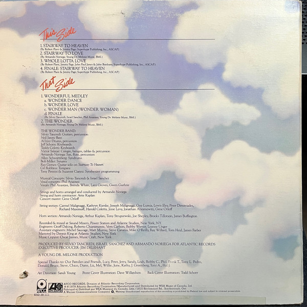 The Wonder Band - Stairway To Love (LP, Album) (Mint (M)) - Image 2