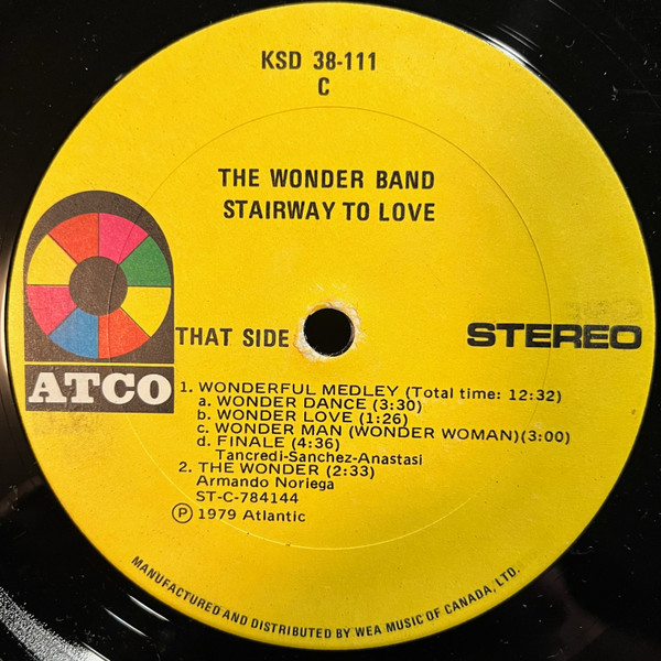 The Wonder Band - Stairway To Love (LP, Album) (Mint (M)) - Image 4
