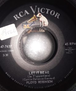 Alternative view of Floyd Robinson - Tonight You Belong To Me / Let It Be Me (7", Single) (Very Good Plus (VG+))