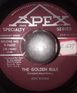 Alternative view of Don Rondo - Wall-To-Wall Tears (7", Single) (Very Good Plus (VG+))