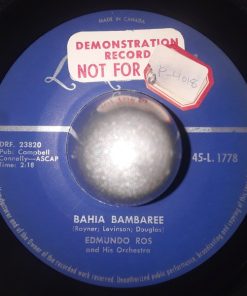 Alternative view of Edmundo Ros & His Orchestra - Pansy / Bahia Bambaree (7", Single) (Very Good Plus (VG+))