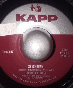Alternative view of Julius La Rosa - Let Your Lips Tell Me (7", Single) (Very Good Plus (VG+))