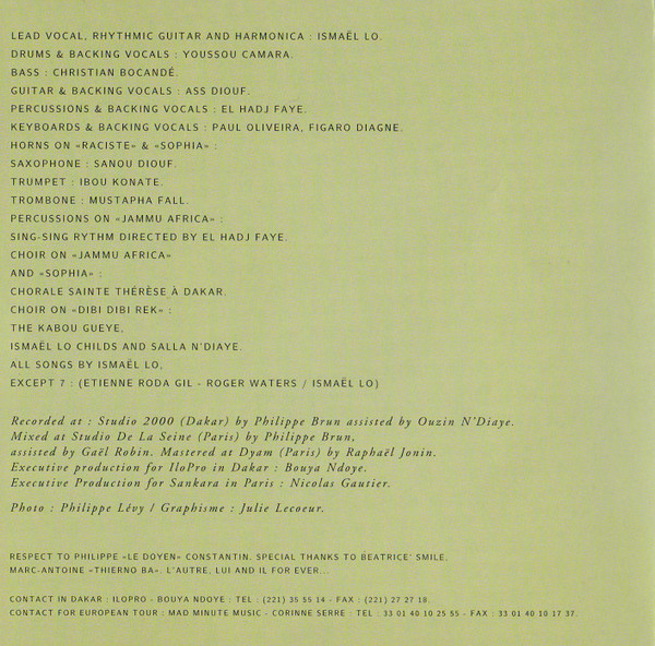 Ismaël Lô - Jammu Africa (CD, Comp) (Near Mint (NM or M-)) - Image 5