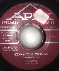 Alternative view of Lee Russell (3) With The Wayfarers (5) - Rainbow At Midnight / Honky-Tonk Woman (7", Single) (Very Good Plus (VG+))