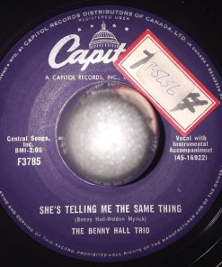 The Benny Hall Trio - She's Telling Me The Same Thing (7") (Very Good Plus (VG+))