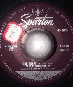 Alternative view of George Hamilton IV - Now And For Always / One Heart (7") (Very Good Plus (VG+))