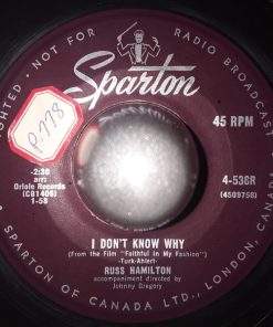Russ Hamilton - I Don't Know Why (7") (Very Good Plus (VG+))