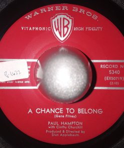 Alternative view of Paul Hampton - It's Not There Anymore / A Chance To Belong (7") (Very Good Plus (VG+))